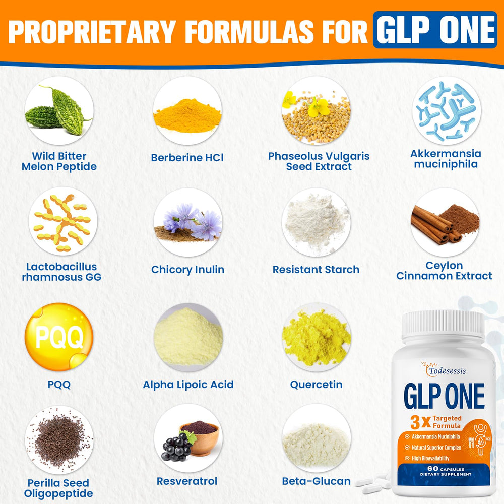 Close-up of GLP ONE Women's supplement bottle