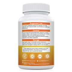 60-day supply bottle of GLP-1 supplement