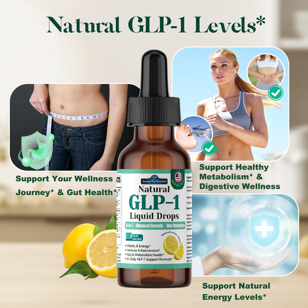Infographic of the 10-in-1 GLP-1 formula ingredients