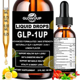 GLP-1 Drops pineapple-flavored bottle, 2 oz