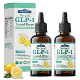 Two-pack GLP-1 liquid drops front-facing bottle