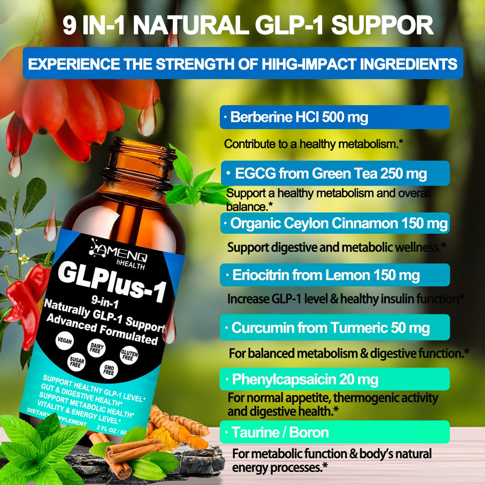 GLP-1 Drops bottle side view