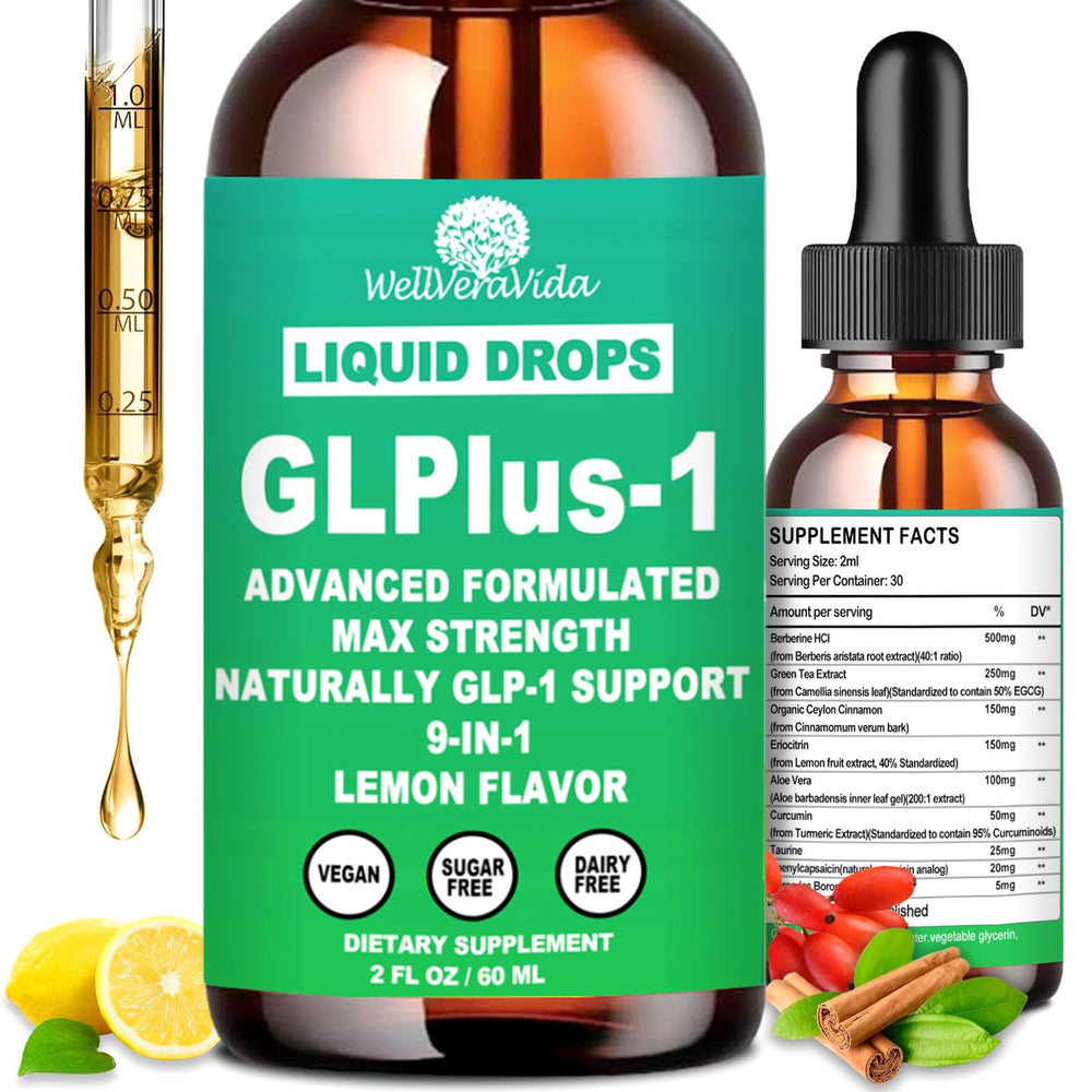 GLP-1 Drops bottle front view