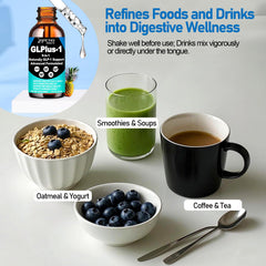 Illustration of gut health and GLP-1 support