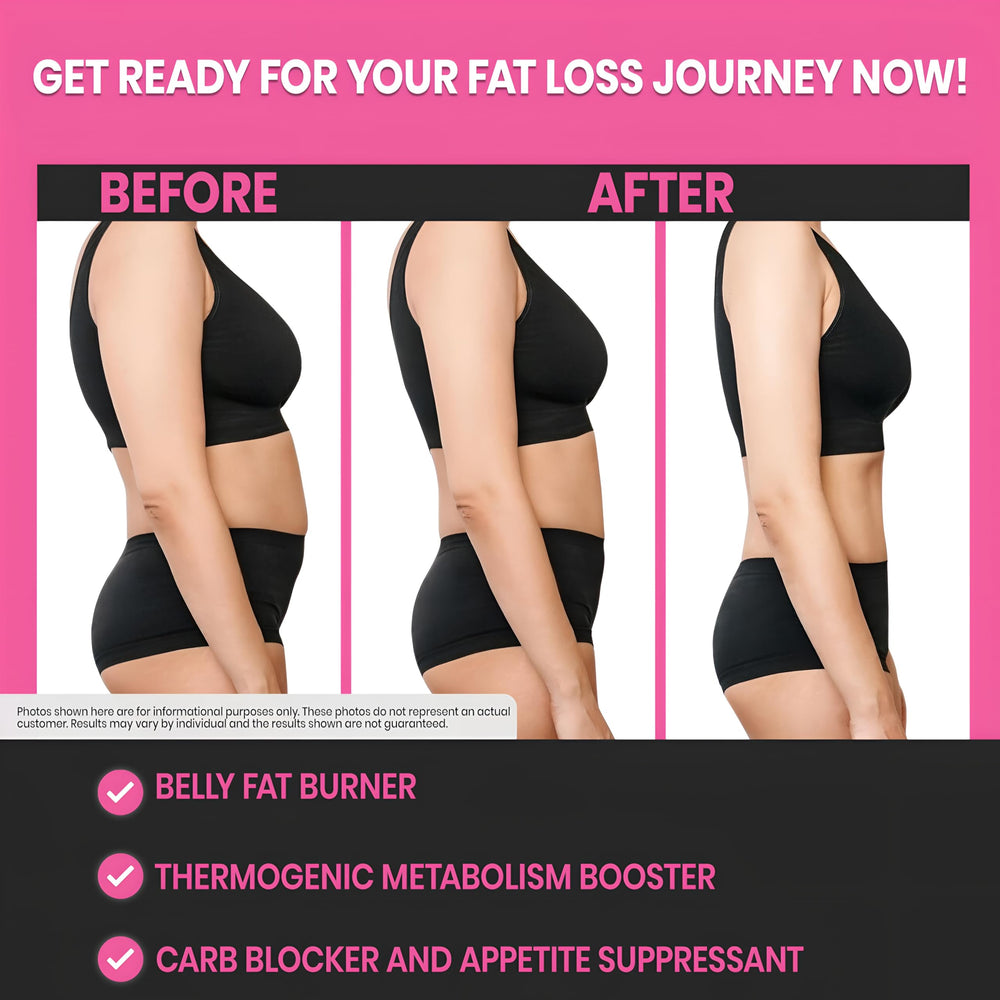 Assorted capsules and scoop for GLP-1 Nighttime Fat Burner