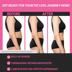 Assorted capsules and scoop for GLP-1 Nighttime Fat Burner