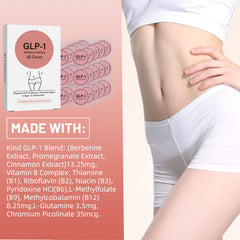 All-day wear GLP-1 patch on skin