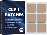 GLP-1 patch on abdomen for discreet daily use