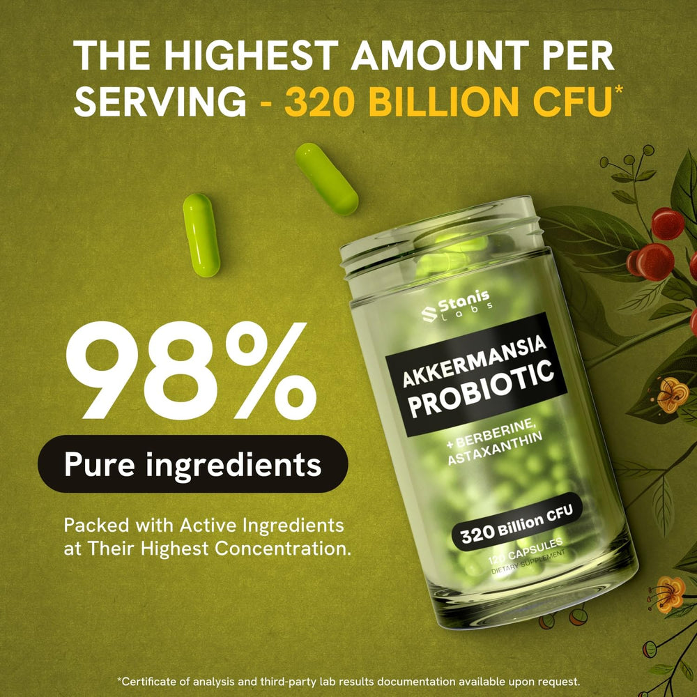 GLP-1 probiotic and prebiotic concept illustration