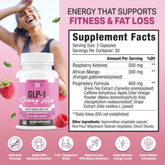 GLP-1 Skinny Glow ingredients listed on label