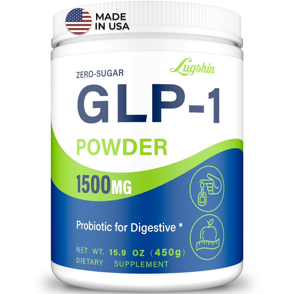 GLP-1 supplement powder bottle designed for women