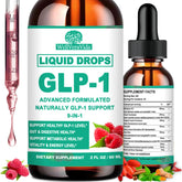 GLP-1 Drops Raspberry Sugar-Free bottle