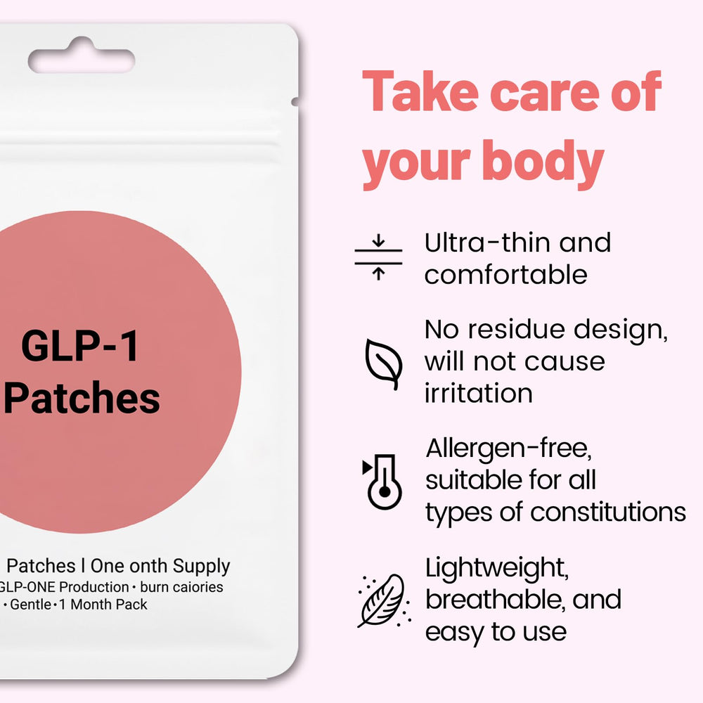 Applying GLP-1 Wellness Patch to skin