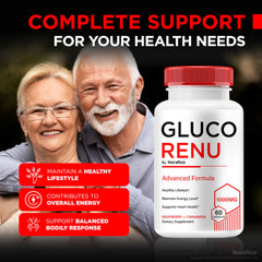 Gluco Renu bottle display 3-pack