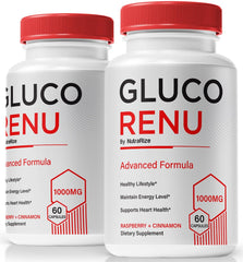Gluco Renu capsules bottle - front view