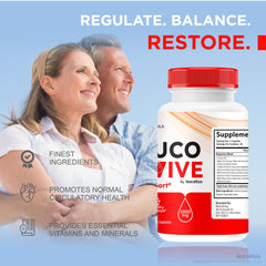 Healthy living concept with Gluco Revive branding