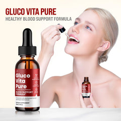 Gluco Vita Pure Drops bottle back label