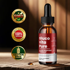 Reusable dosing dropper included with Gluco Vita Pure Drops