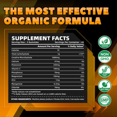 Serving size: 3 gummies per serving