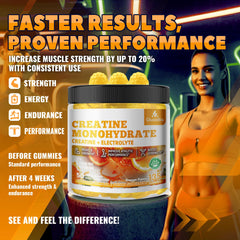 Lifestyle shot of a person taking gummies before workout