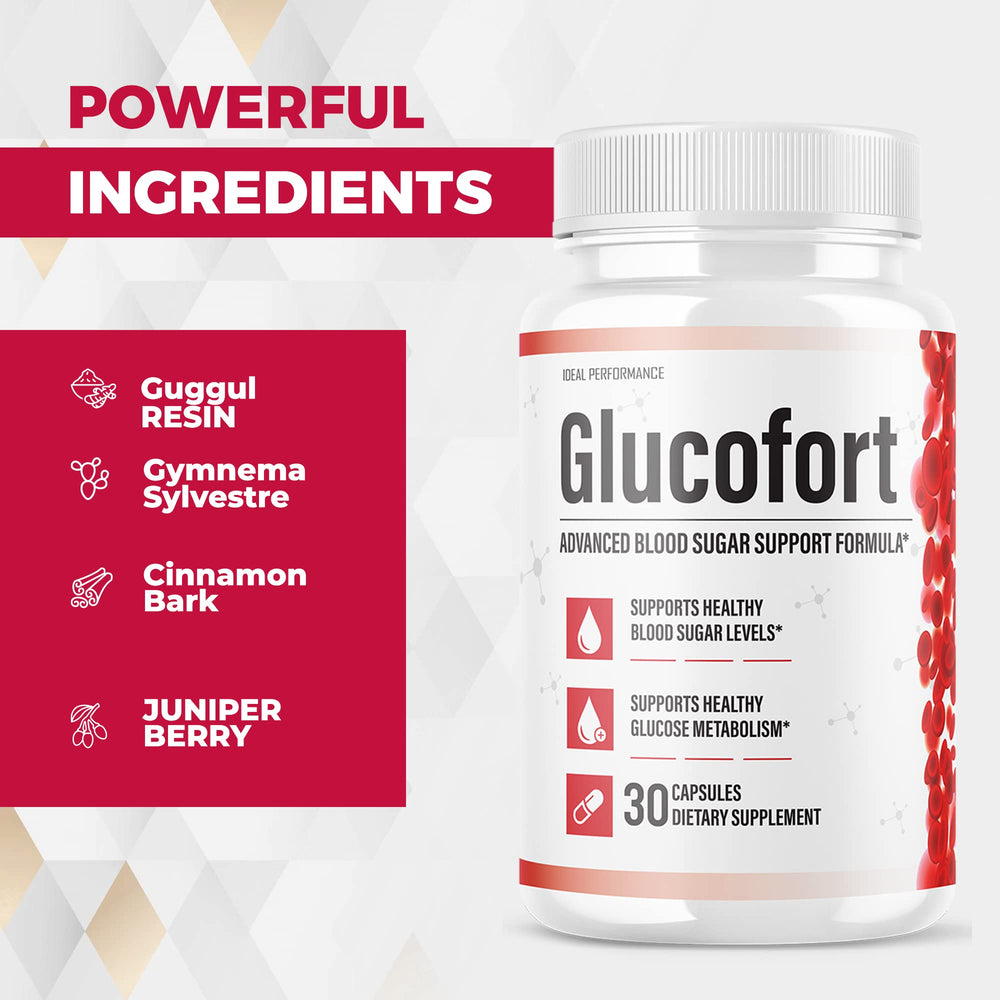 Glucofort 3-pack packaging