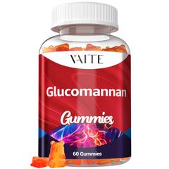Glucomannan Gummies bottle label showing 2000mg per serving