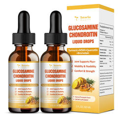 Front view of 2-pack Glucosamine Chondroitin MSM bottle
