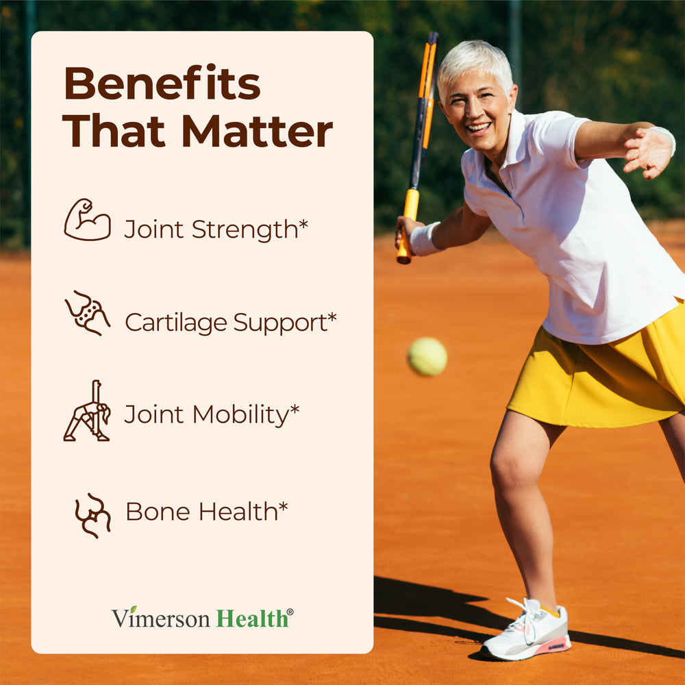 Product label for Glucosamine Chondroitin MSM bottle