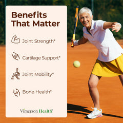 Product label for Glucosamine Chondroitin MSM bottle