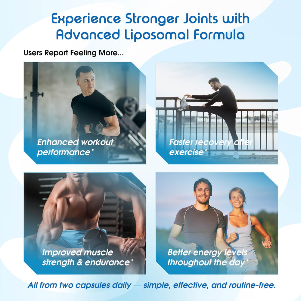 Ingredients list including glucosamine, chondroitin, and MSM