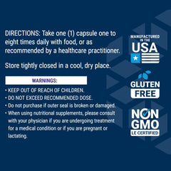 Non-GMO and gluten-free symbols on packaging