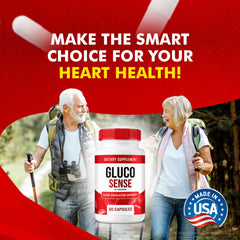 GlucoSense bottle with 60 capsules and daily dosage