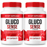 GlucoSense bottle front with label
