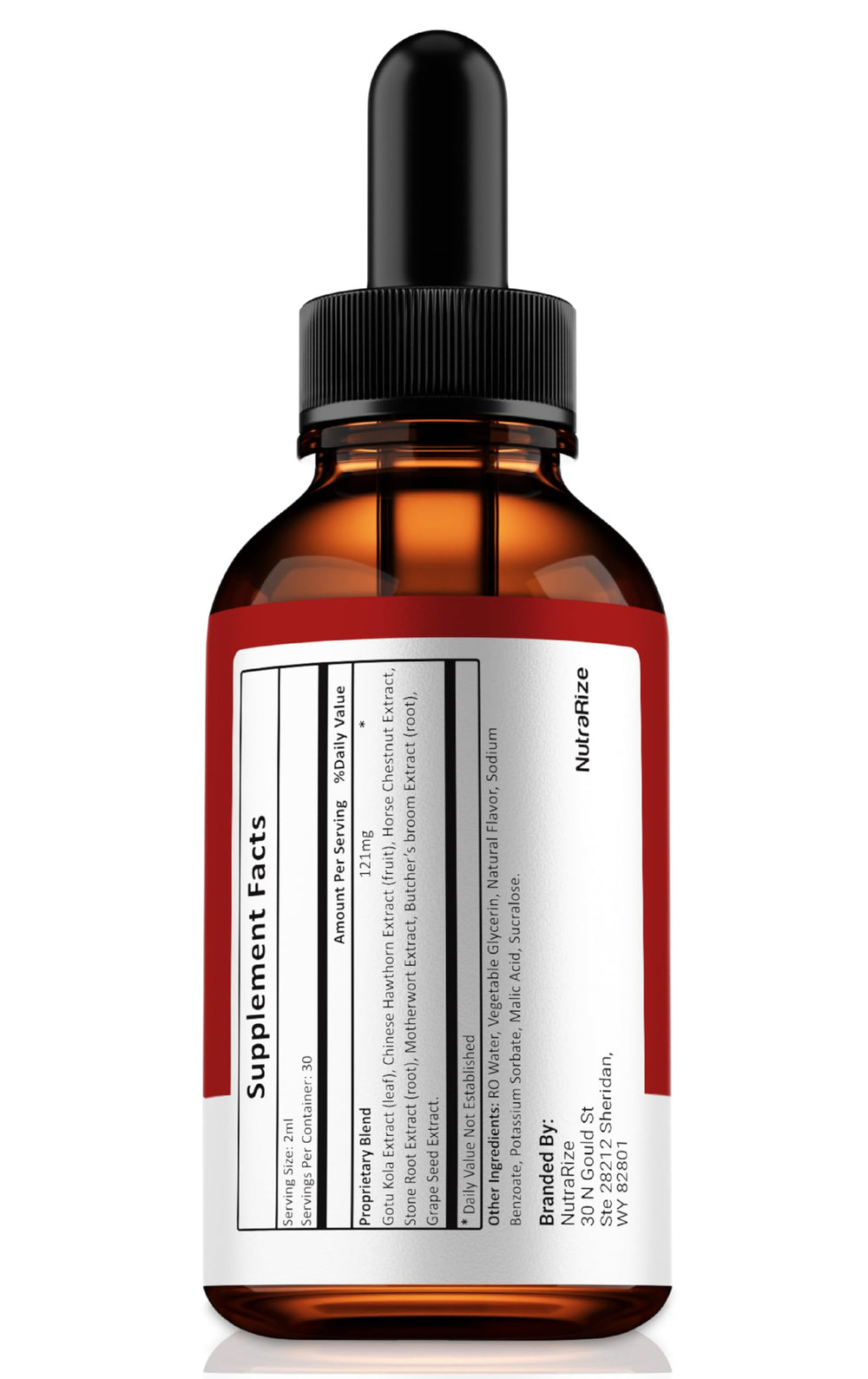 GlucoVita Pure extract drops label
