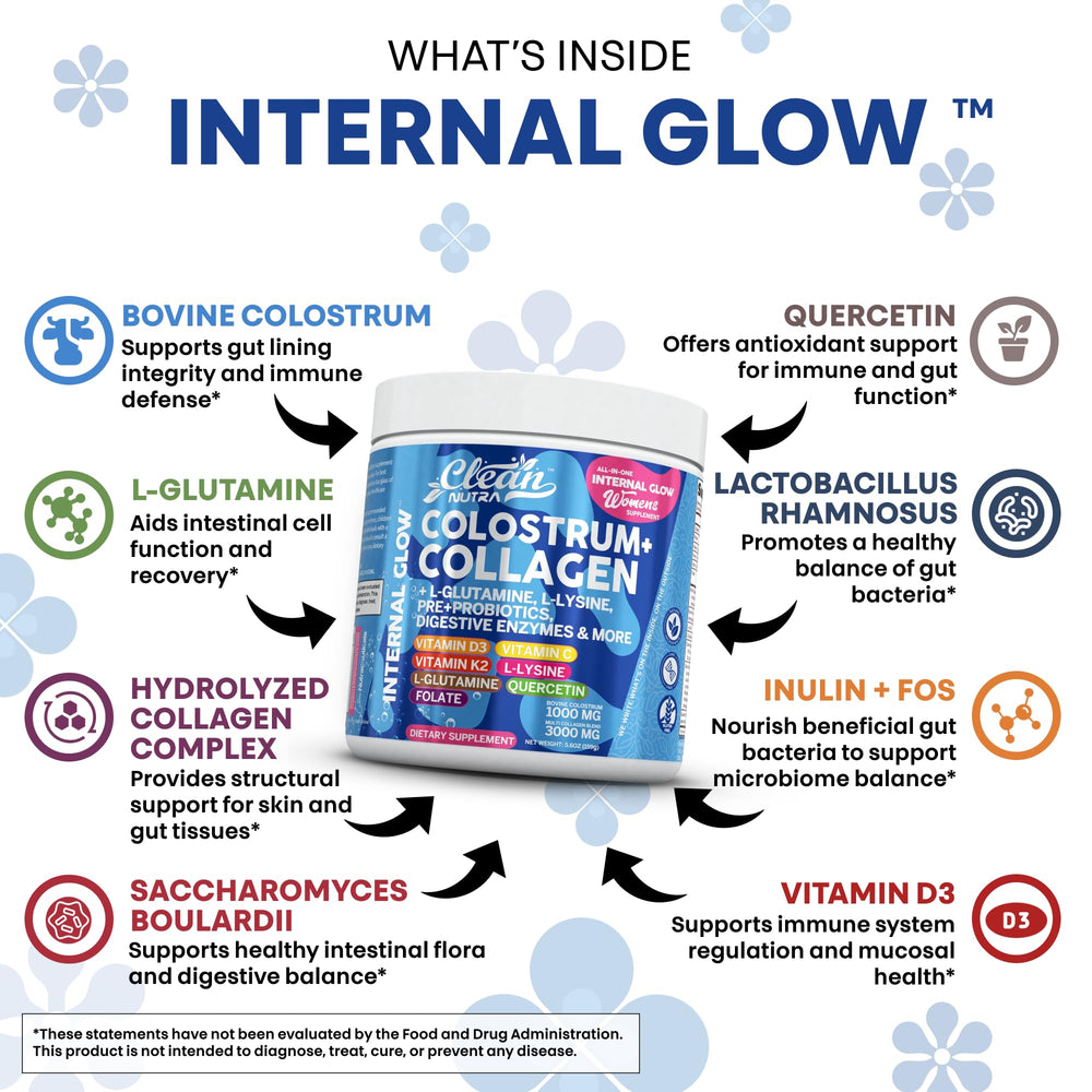 L-glutamine and L-lysine with digestive enzymes