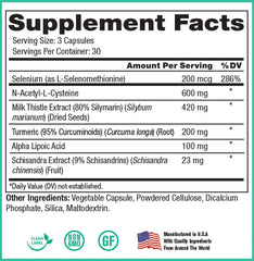 Graphic showing glutathione antioxidant boost