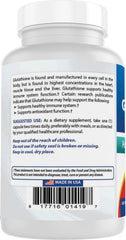 Inside view of L-Glutathione capsules