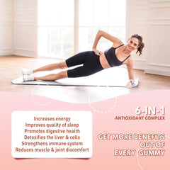 Two bottles of Glutathione Collagen Glow Gummies