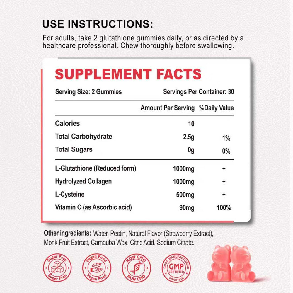 Vegan, sugar-free gummies packaging