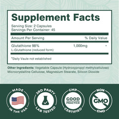 Glutathione support for heart health