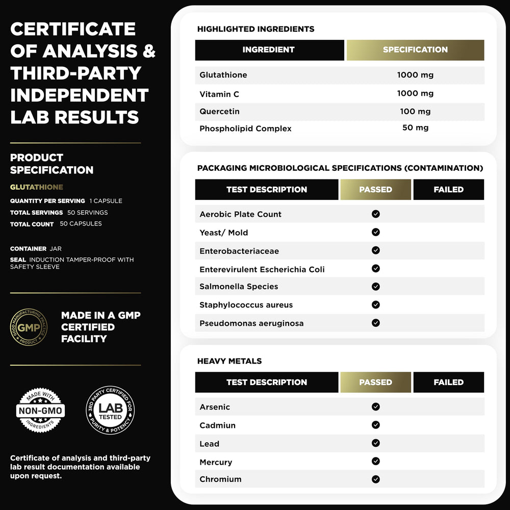 Glutathione liposome phospholipid layer lab imagery