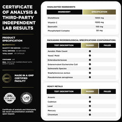 Glutathione liposome phospholipid layer lab imagery