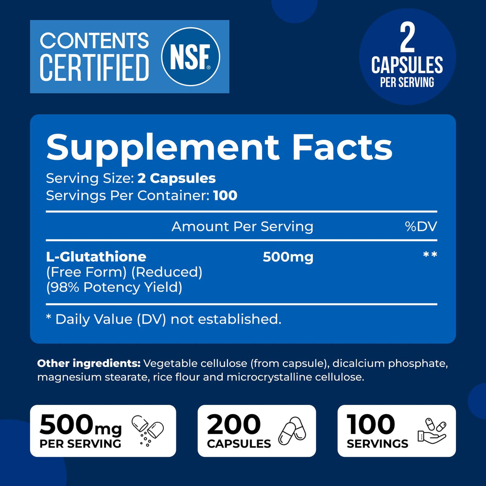 Made in USA Glutathione supplement manufacturing