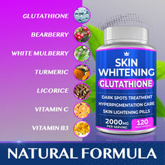 Melasma treatment with Glutathione whitening pills