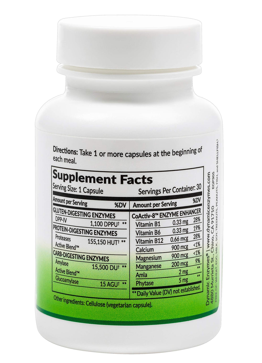 Gluten Plus product label and packaging