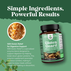 Non-GMO, vegetarian gluten digestive enzymes ingredients