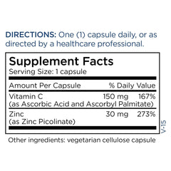 Gluten-free, no artificial ingredients, BPA-free amber bottle