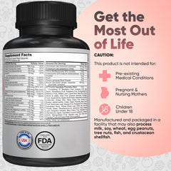 Gluten-free bariatric multivitamin packaging and capsules