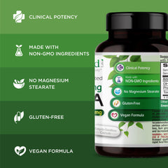 Gluten-free DHEA supplement label