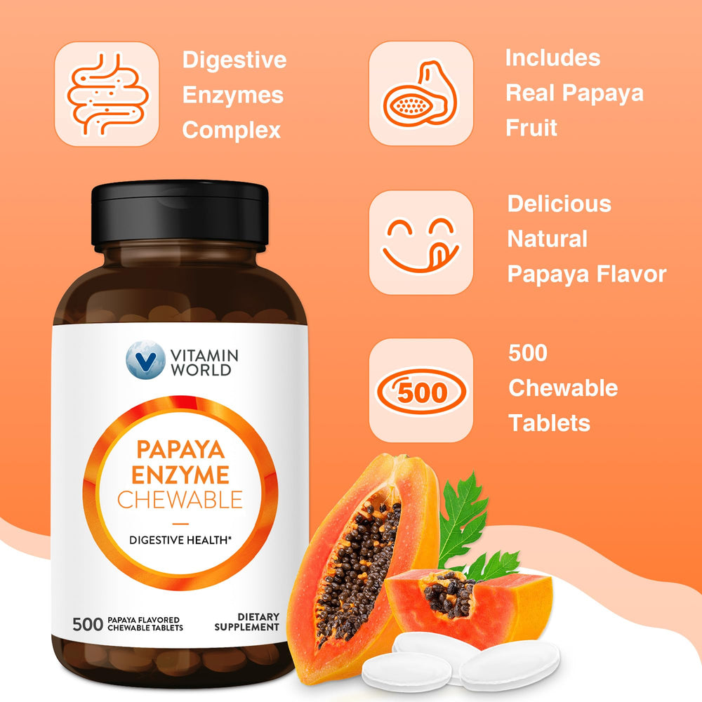 Gluten-free digestive supplement with papaya enzymes